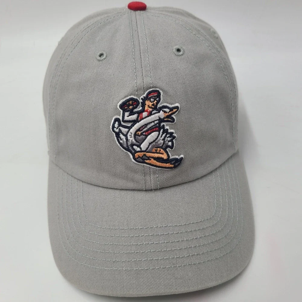 Reading Fightin Phils Hat Fitted M 47 Brand Franchise Gray Red MiLB Baseball Men